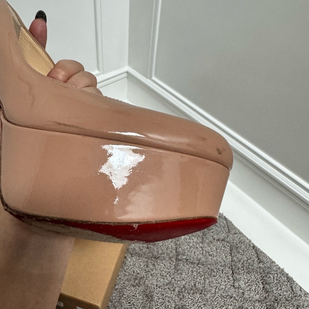 Christian Louboutin Nude Bianca 120 size 5.5 - Picture 11 of 12
